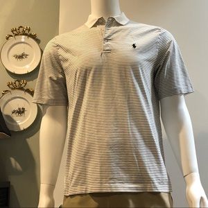 Polo Golf Ralph Lauren White with Black Pin Stripe